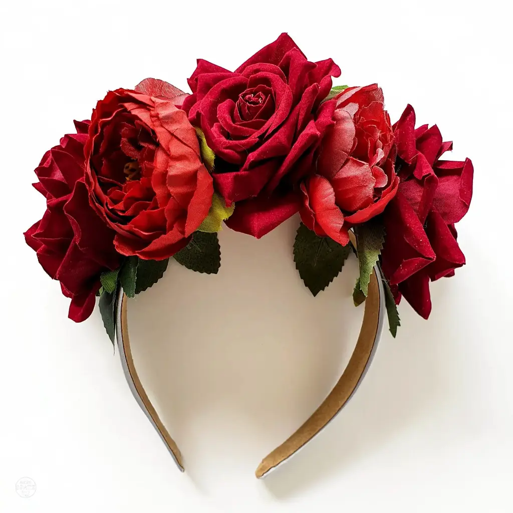 Red Roses Headdress