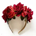Red Roses Headdress
