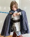 Medieval or Renaissance Linen Cape
