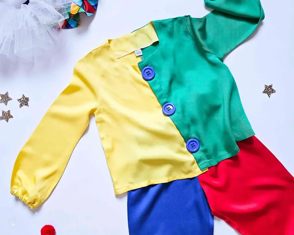 Colourful Clown Costume  (3-4 Jahre (Gr.104))