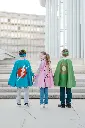 Personalisierte Superheldenkostüm