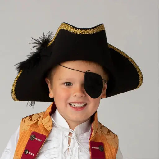 Black Pirate Tricorn