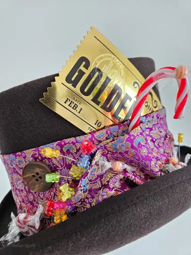 Willy Wonka Charlies Chocolate Factory Top Hat